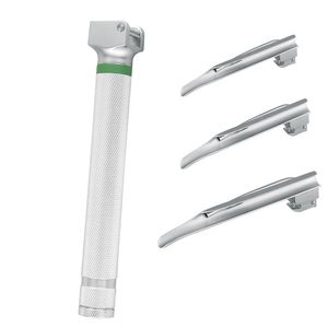 Kit Laringoscópio Fibra Óptica - MD - Lâmina Reta Adulto