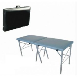 Mesa p/ Massagem Mala Dobrável c/ Orifício Plastificado 90kg
