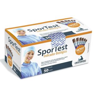 Indicador Biológico para Autoclave - Cristófoli - SporTest 50 Unidades
