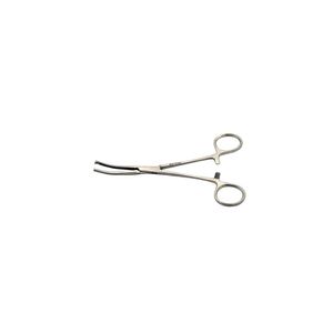 Pinça Kocher Curva 1x2 Dentes 22cm