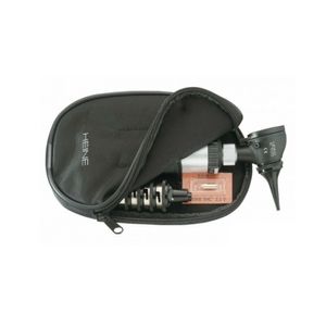 Otoscópio Cabo Beta - Heine - K 100 c/ Bolsa Macia, Espéculos e Lâmpada Reserva