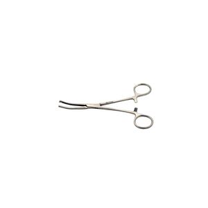 Pinça Kocher Curva 1x2 Dentes 14cm