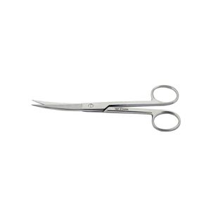 Tesoura Cirúrgica F/F Curva 17cm