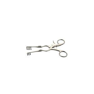 Afastador Adson Baby Articulado 14cm 3x4 Dentes Rombos