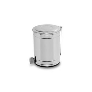 Balde - Aço Inox - 20 x 31 cm 5 L c/ Pedal Frontal e Balde Plástico Interno