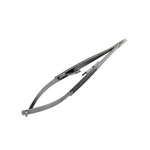 Porta Agulha Castroviejo Reto com Trava 14cm