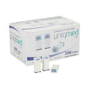 Lancetas de Segurança - Uniqmed - 23g Press