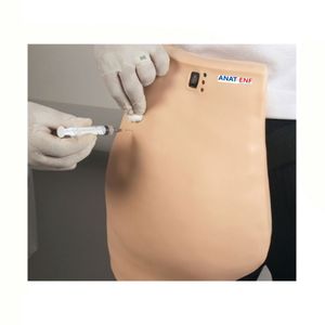 Simulador para Treino de Injeção Intramuscular no Glúteo com Dispositivo de Advertência