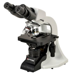 Microscópio Biológico Binocular Óptica infinita Aumento 40X até 1000X Objetiva Planacromática e Iluminação LED 3W