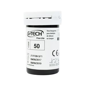 Tiras Reagentes - G-Tech - Free lite 50 unidades