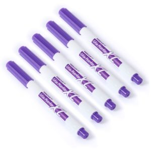Kit 5 Canetas Marcadora Viscot 1456XL-200 Ponta Ultrafina - Roxa