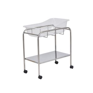 Berço Cesto Acrílico - Armação Inox