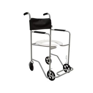 Cadeira de Banho em Aço - Ortopedia Jaguaribe - POP - 40cm - Branco