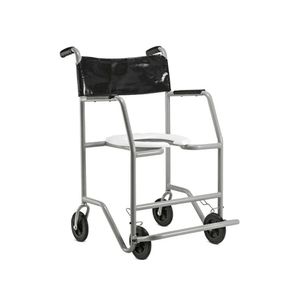 Cadeira de Banho em Aço - Ortopedia Jaguaribe - Big - 50cm - Cinza