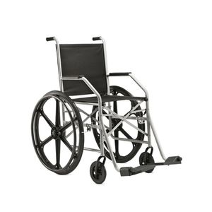 Cadeira de Rodas em Aço - Ortopedia Jaguaribe - 1009 - Pneu Maciço